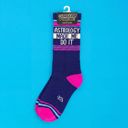 Astrology Made Me Do It Retro Crew Socks
