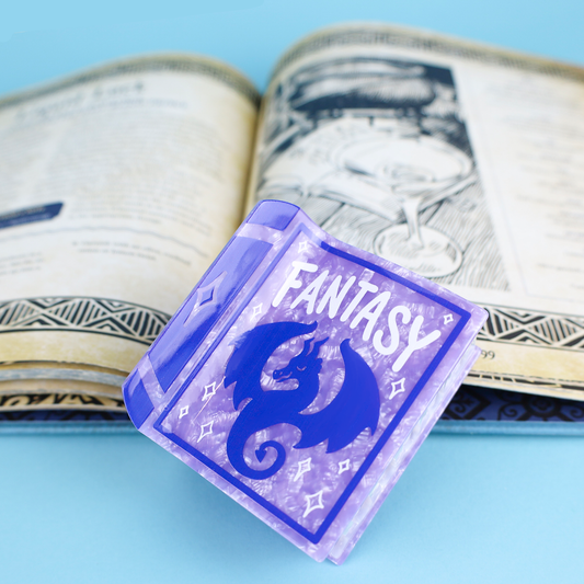 Fantasy Book Claw Clip