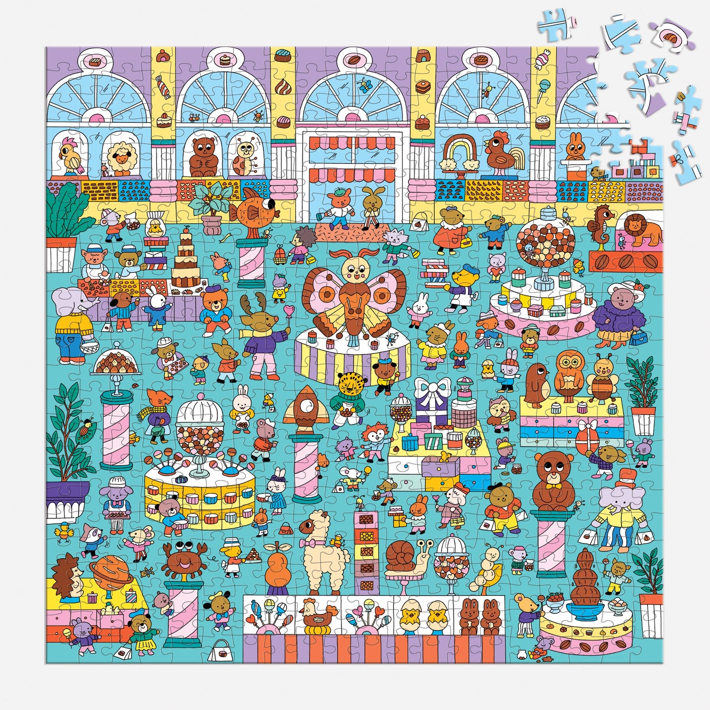 Chocolate Shop 500 Piece Search and Find Puzzle