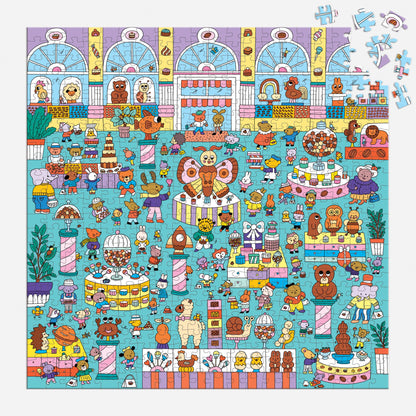 Chocolate Shop 500 Piece Search and Find Puzzle