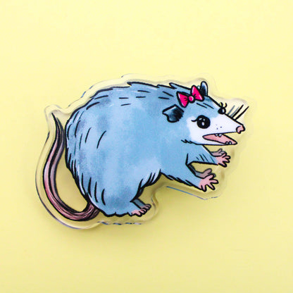 Possum Acrylic Binder Clip