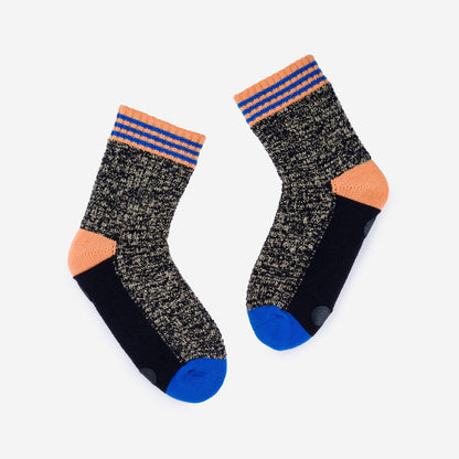 Fleece-Lined Waffle Knit House Socks