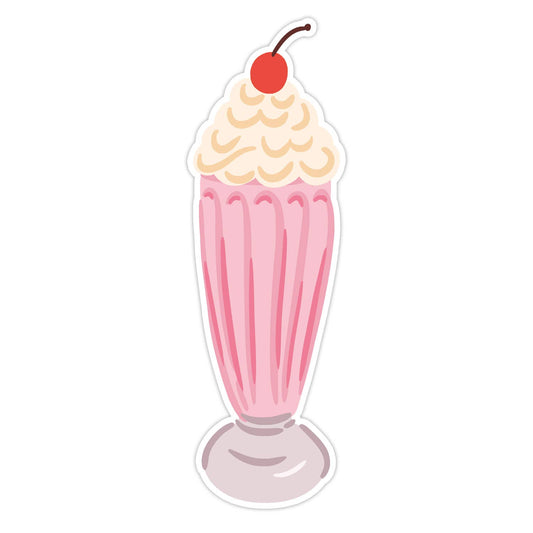 Milkshake Die Cut Bookmark