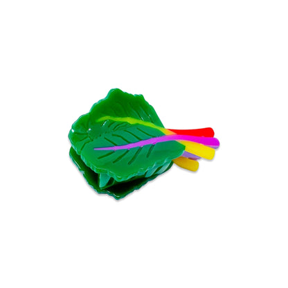 Rainbow Chard Hair Claw (Mini)