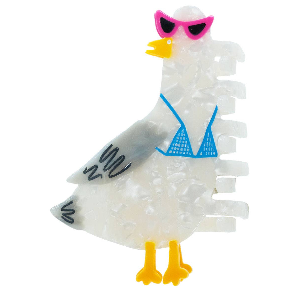 Hot Gull Summer Seagull Hair Claw Clip
