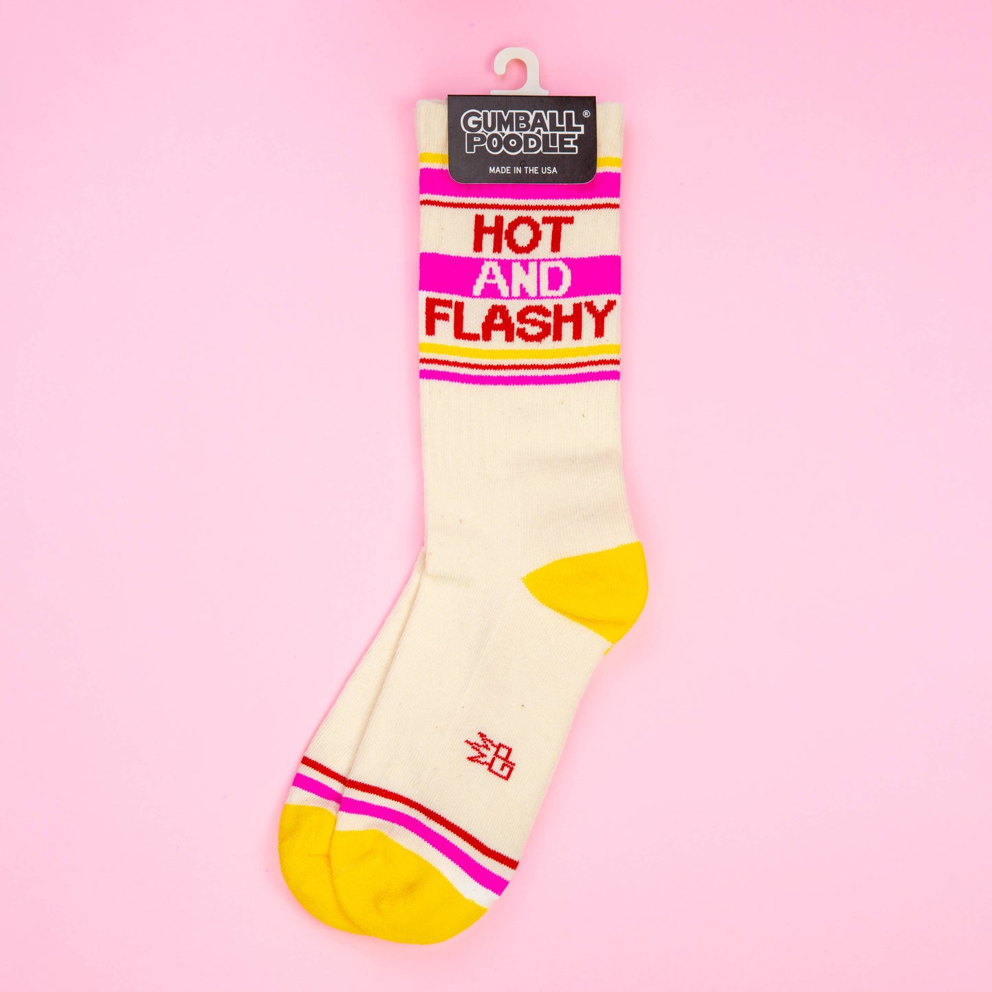Hot and Flashy Retro Crew Socks