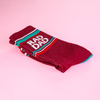 Rad Dad Retro Crew Socks