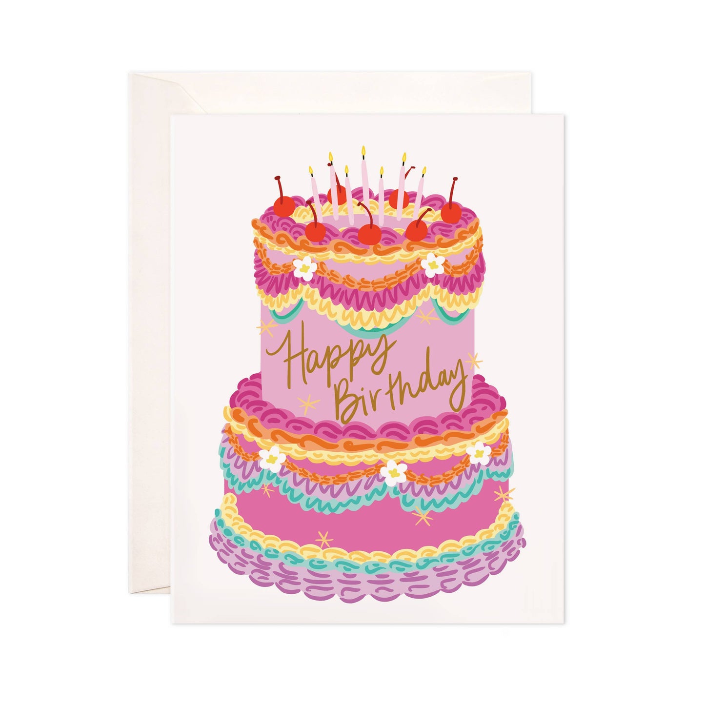Birthday Cake Greeting Card