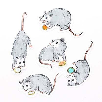 Possum Snacks Sticker Pack