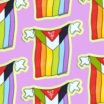 Queers For Palestine Sticker