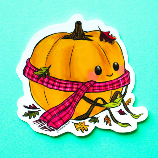Fall Vibes Pumpkin Sticker