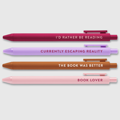 Book Lovers Pen Set