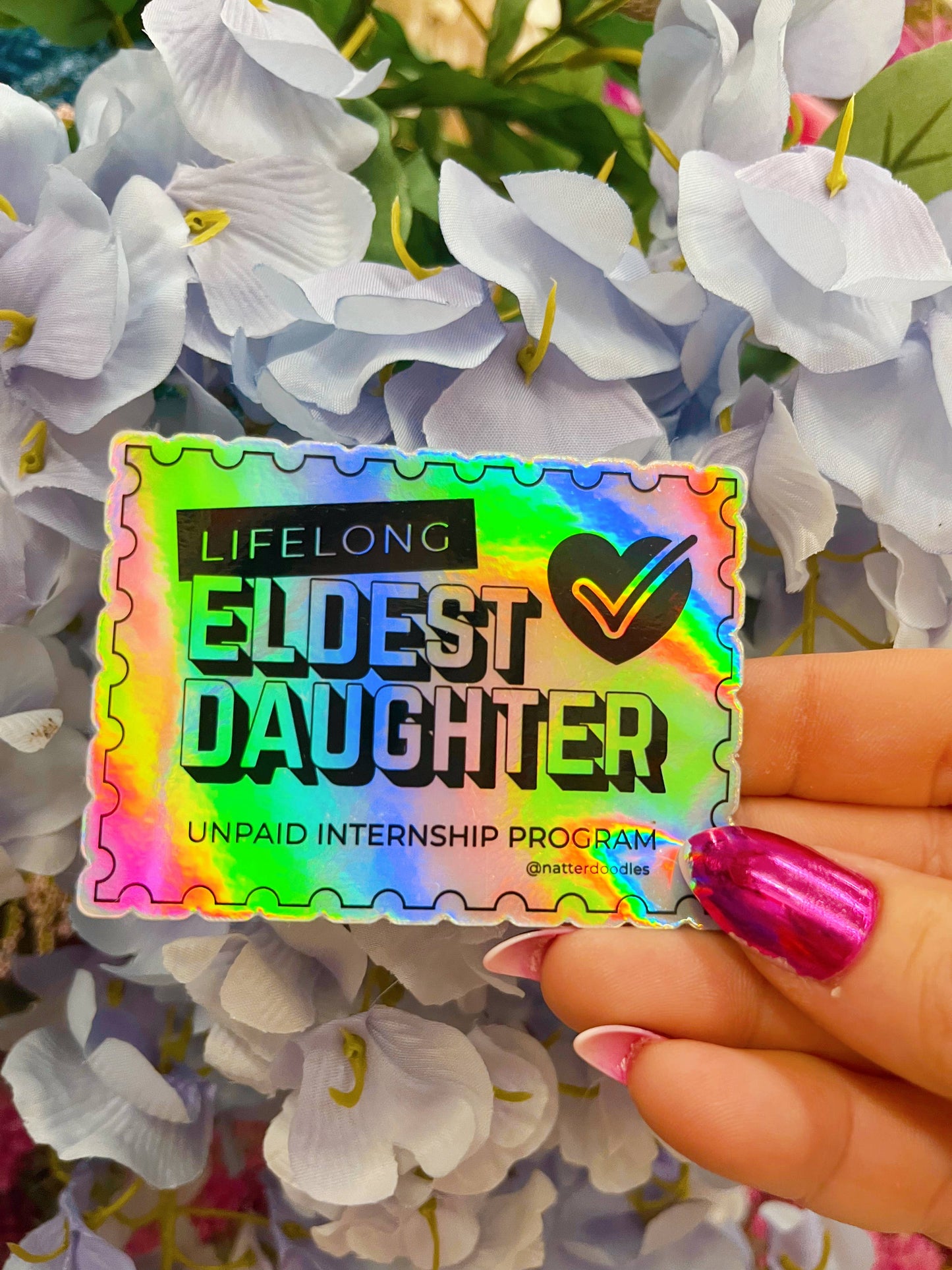 Eldest Daughter Unpaid Internship Program Sticker