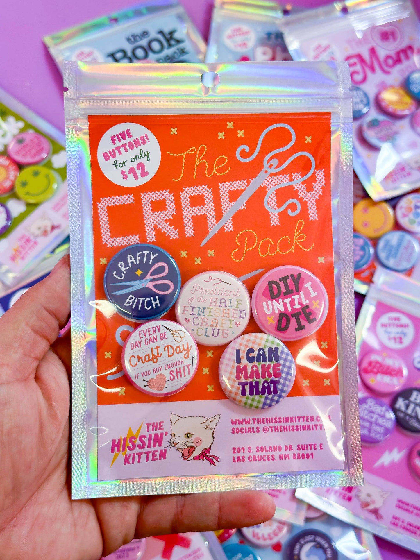 The Crafty Pack (Buttons)