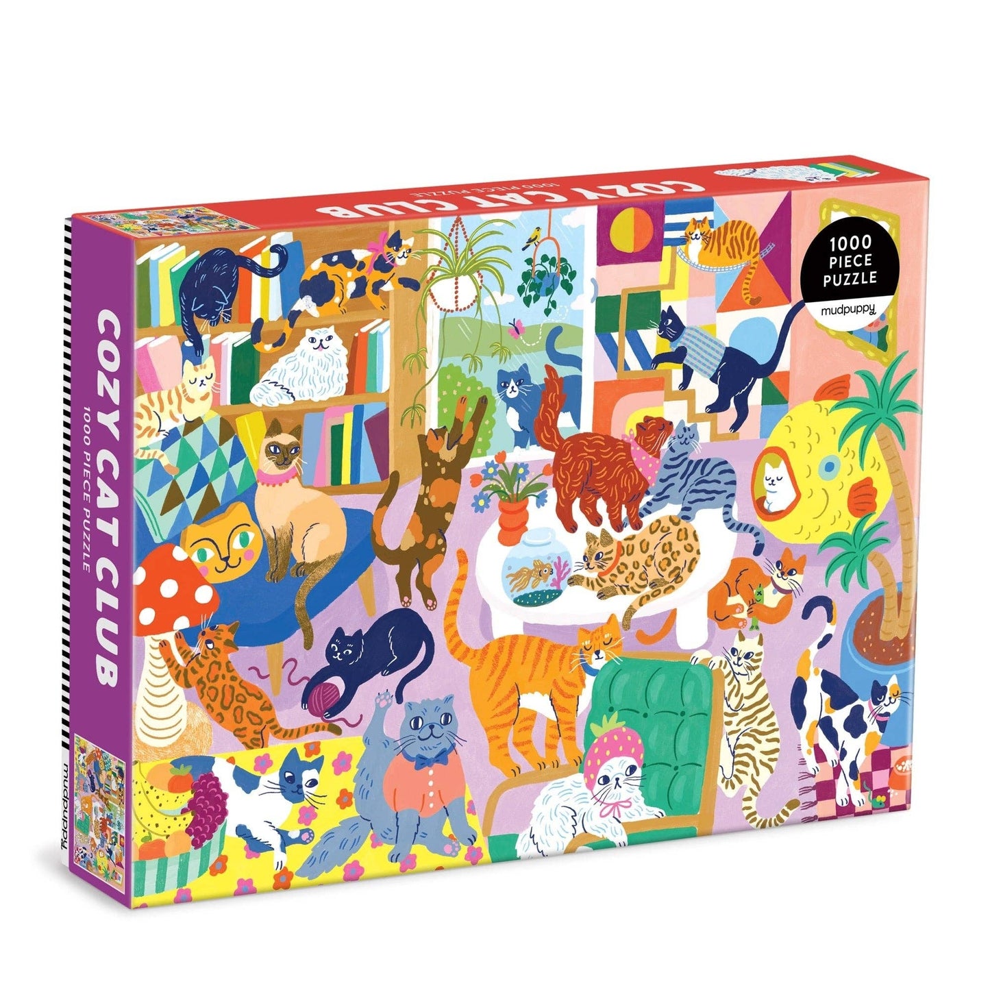 Cozy Cat Club 1000 Piece Puzzle