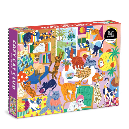 Cozy Cat Club 1000 Piece Puzzle