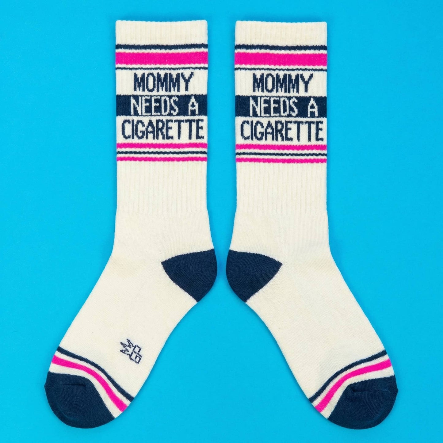 Mommy Needs A Cigarette Retro Crew Socks