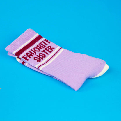 Favorite Sister Retro Crew Socks
