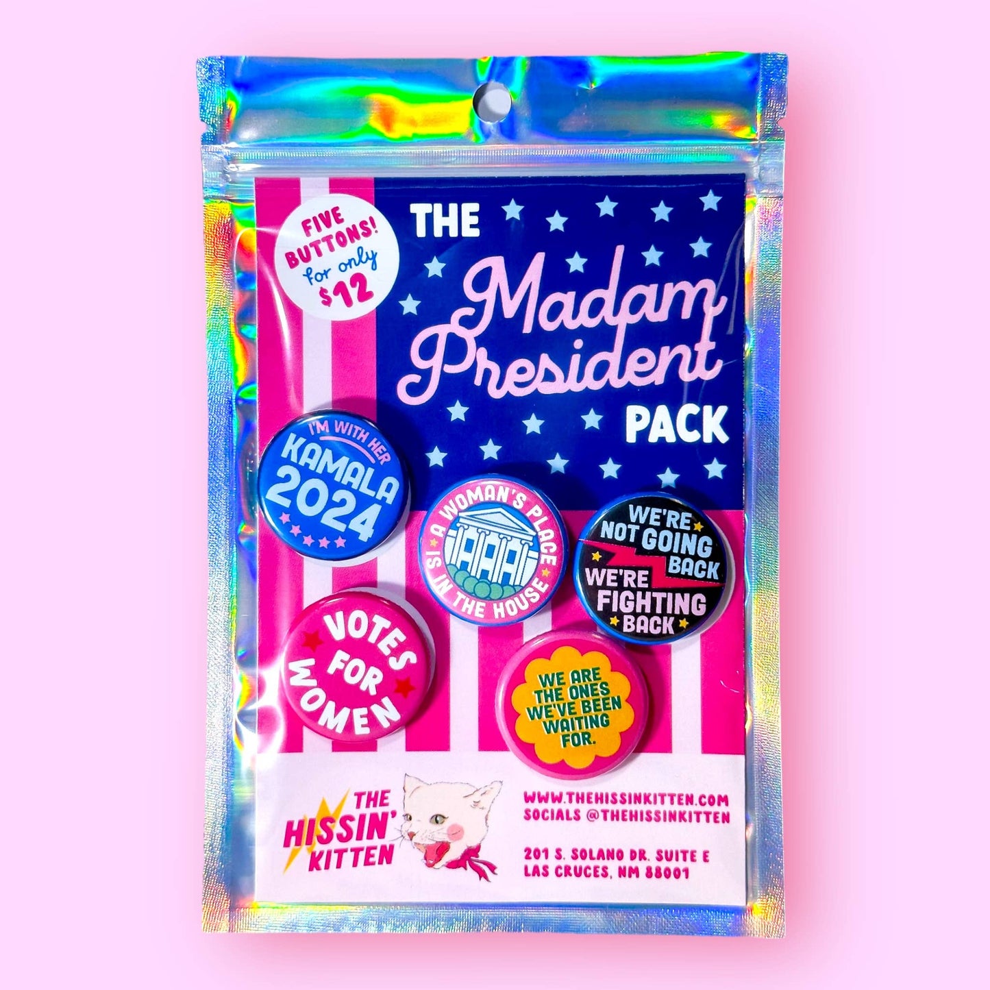 The Madam President Pack (Buttons)