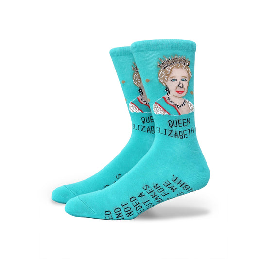 Queen Elizabeth Old and Young Quarter Socks