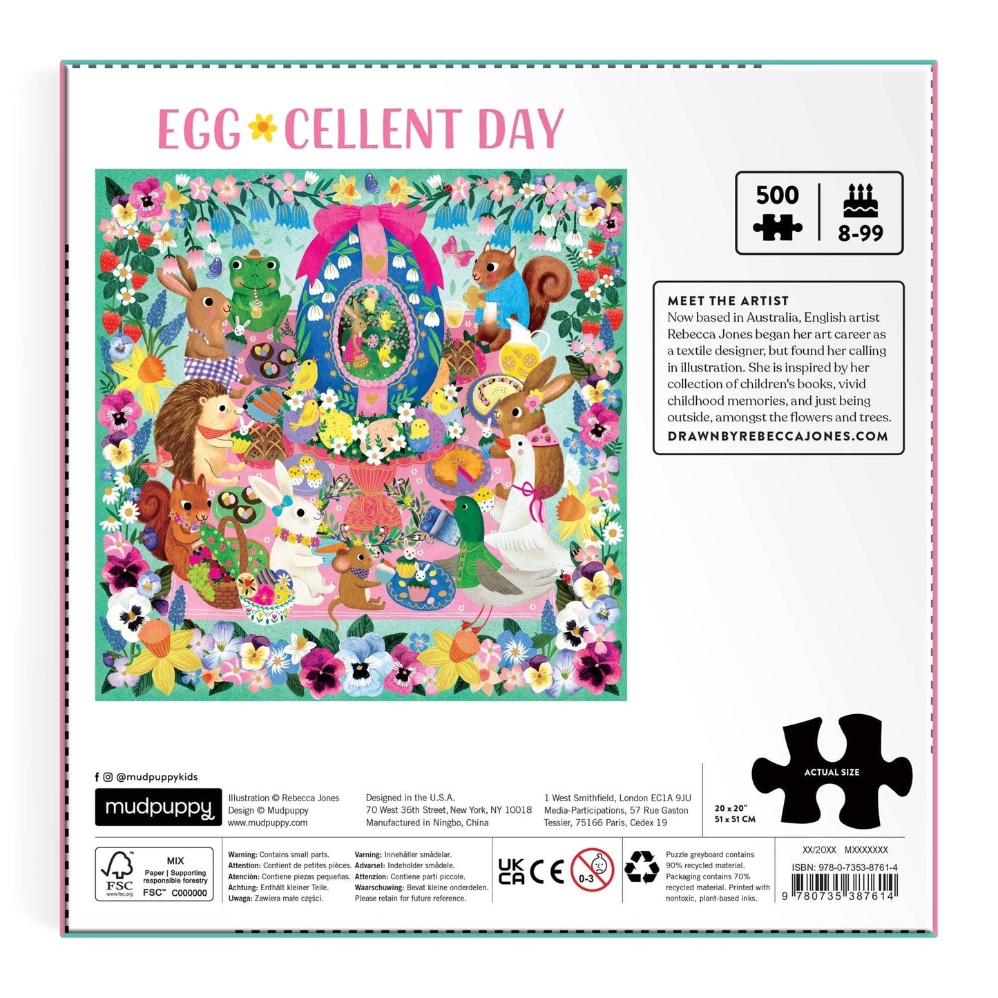 Egg-cellent Day 500 Piece Foil Puzzle