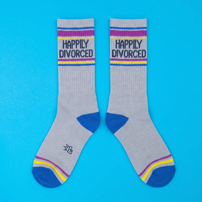Happily Divorced Retro Crew Socks
