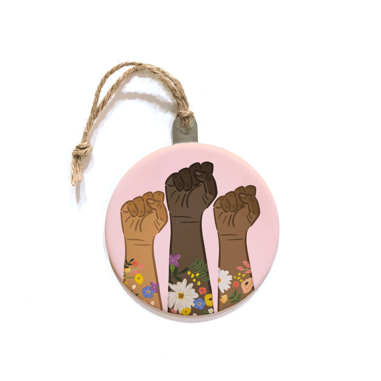 Floral Fists Ornament