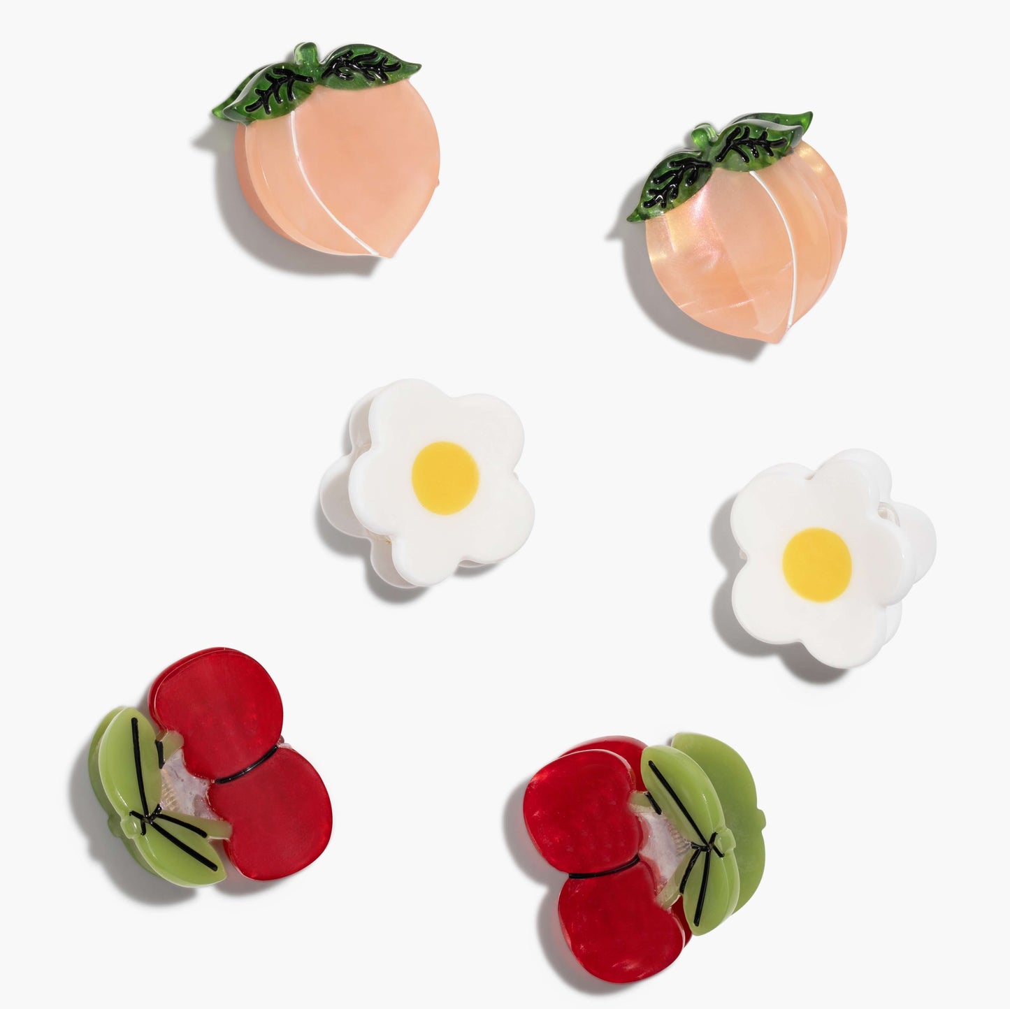 Summer Orchard Mini Claw Clip Set