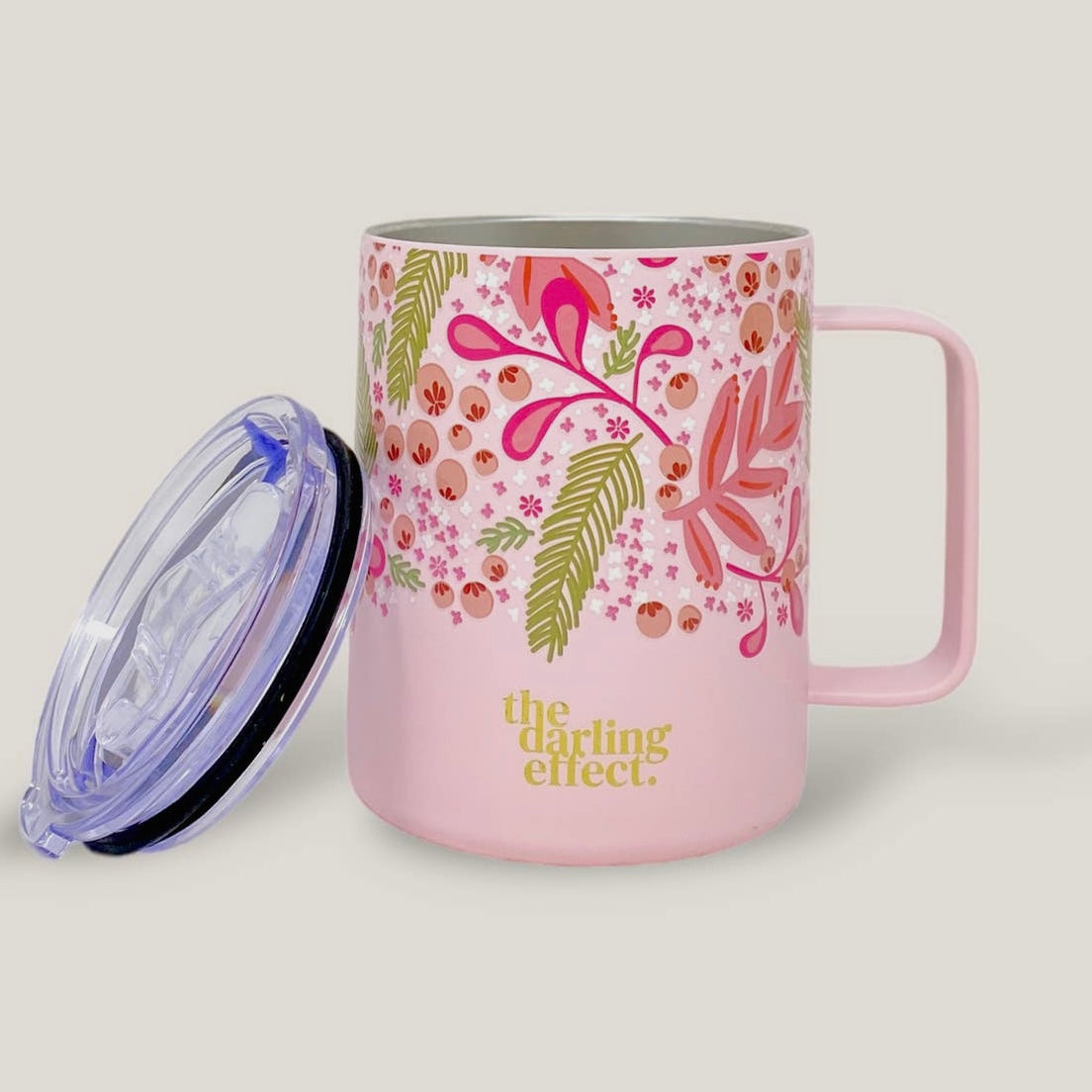 Insulated Mug (Jolly Sprig Pink)