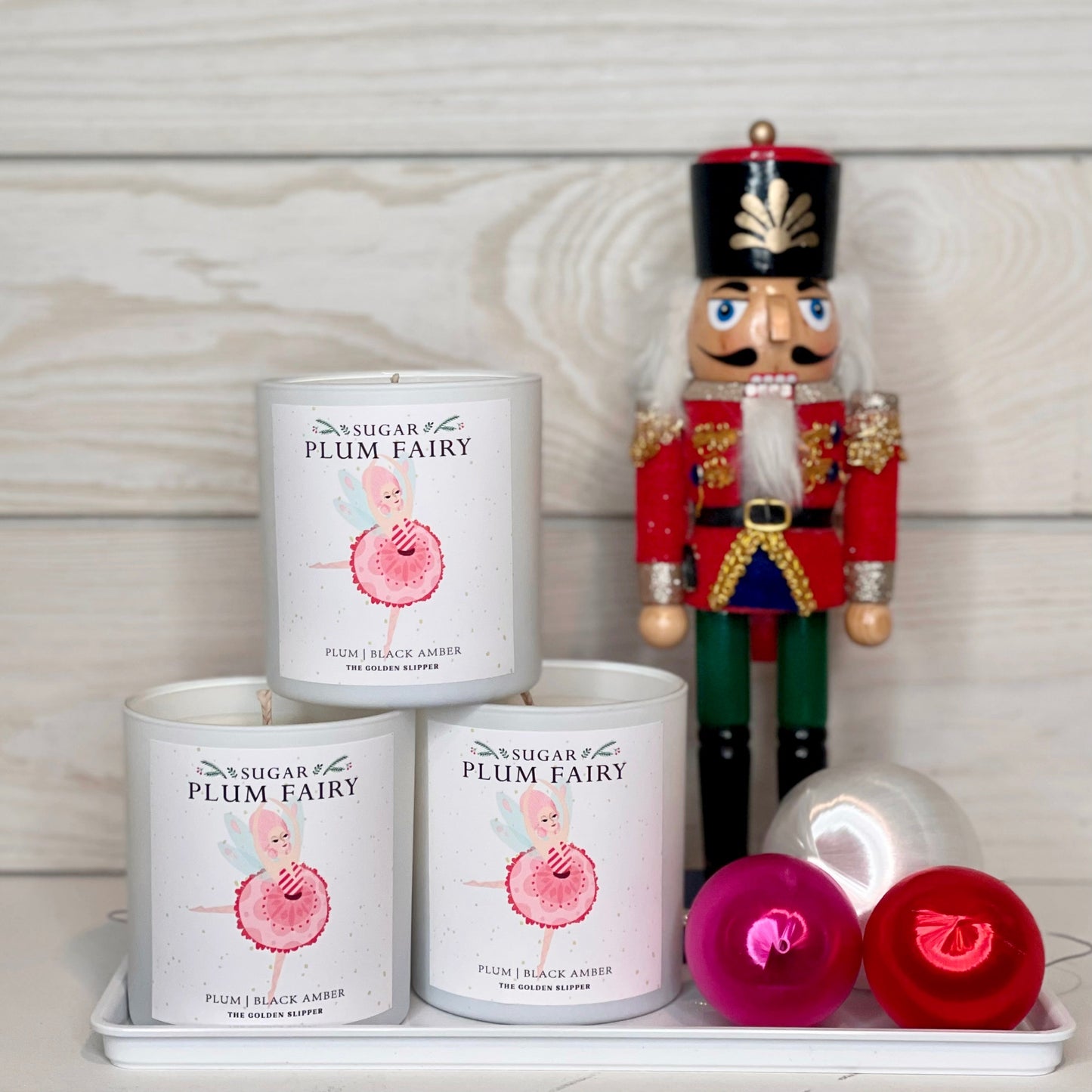 Sugar Plum Fairy Candle (plum • black amber)