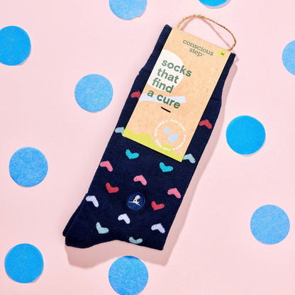 Socks that Find a Cure (Hearts)