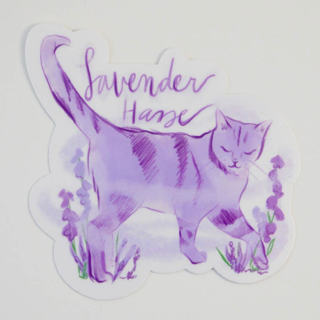 Swiftie Cat "Lavender Haze" Sticker