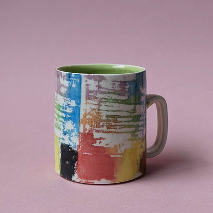 Handmade Rainbow Pride Mug