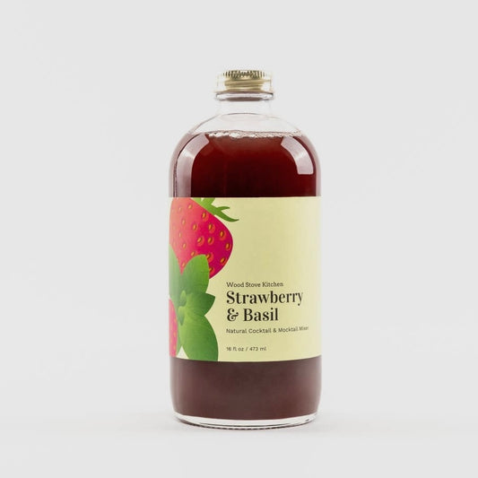 Strawberry & Basil Cocktail / Mocktail Mixer
