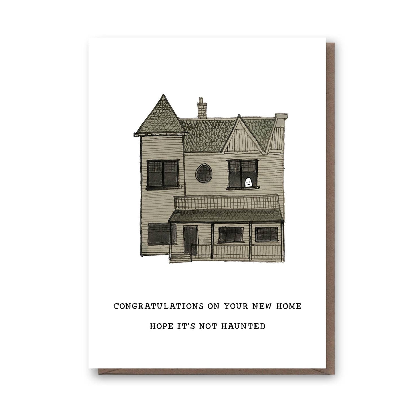 Haunted Housewarming Card