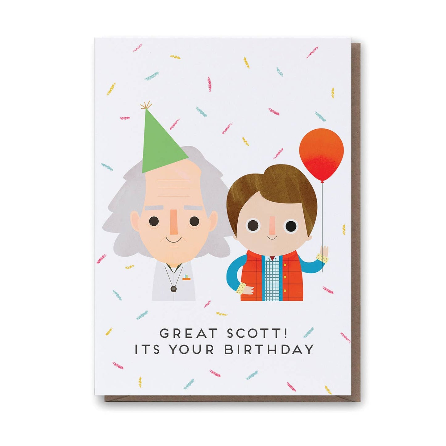 Back To The Future Birthday Card