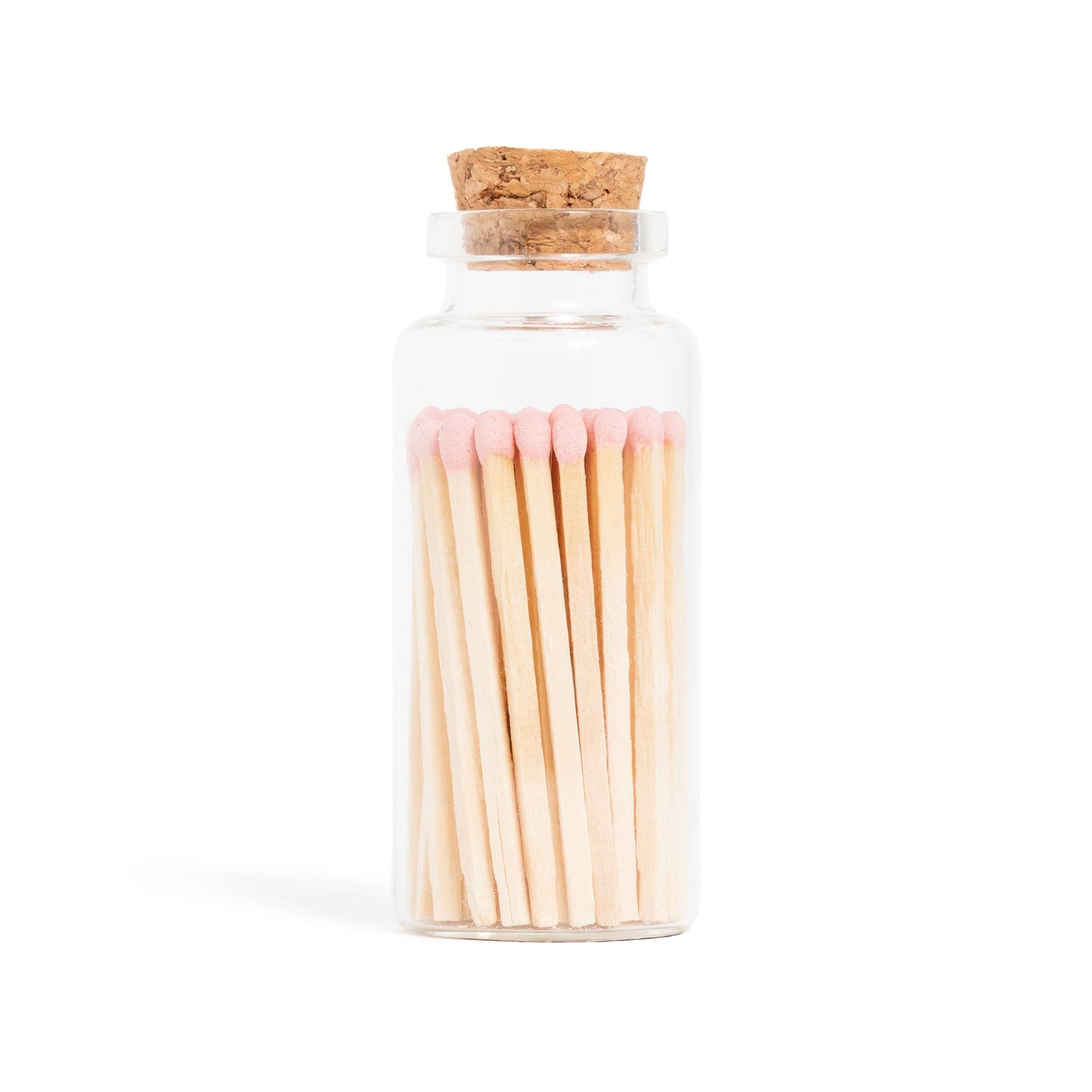Baby Pink Matches in Medium Corked Vial