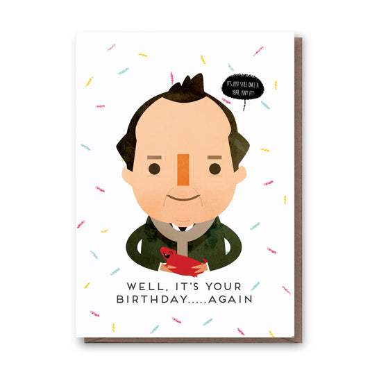 Groundhog Day Birthday Card