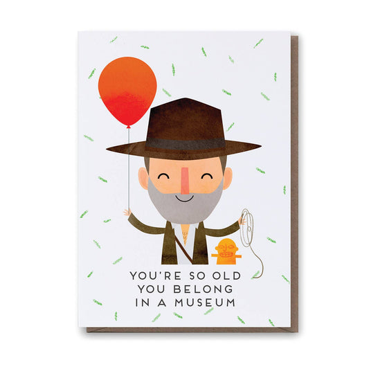 Indiana Jones Birthday Card