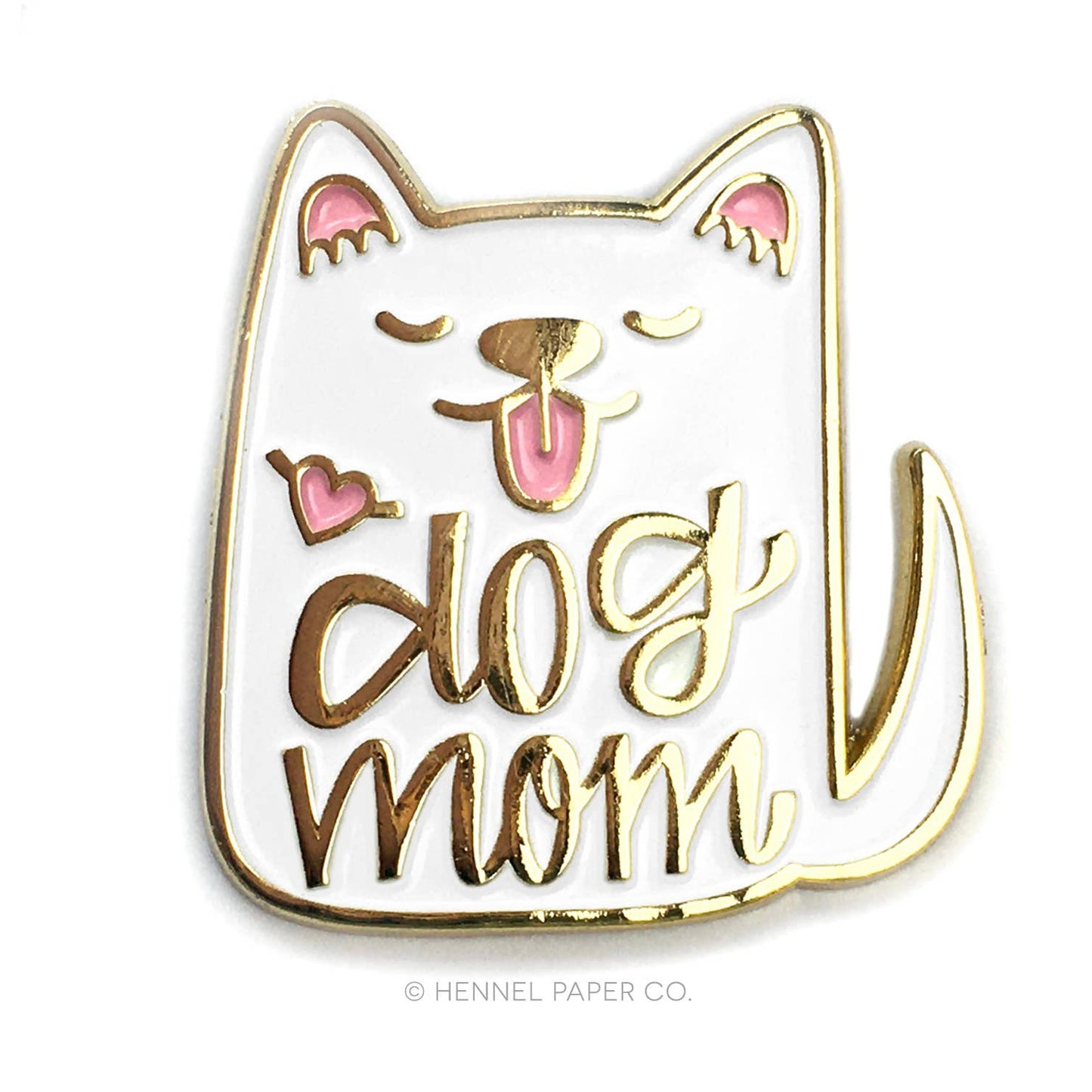 Dog Mom Enamel Pin