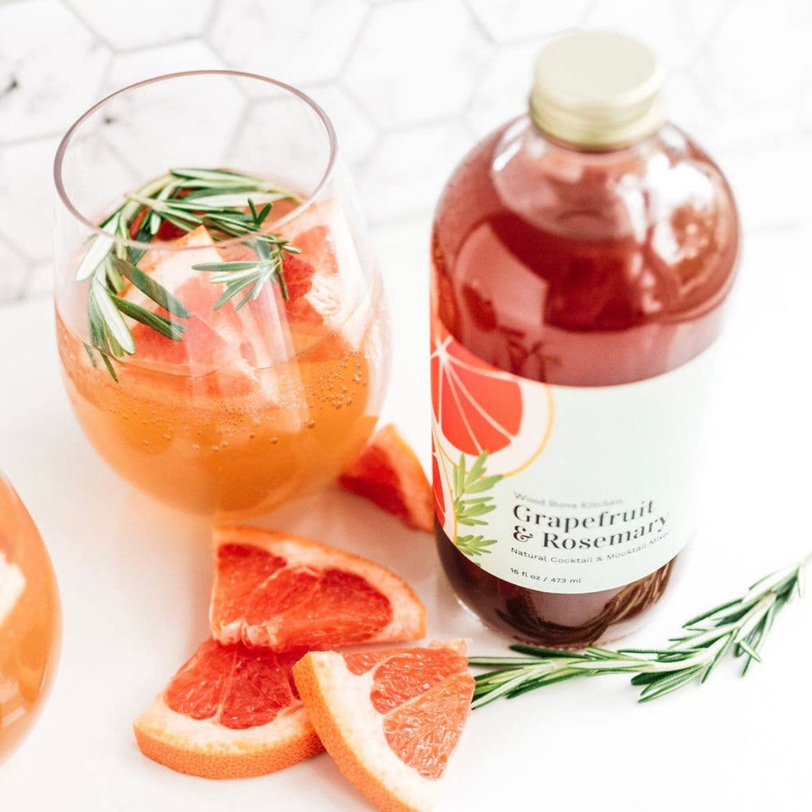 Grapefruit & Rosemary Cocktail / Mocktail Mixer