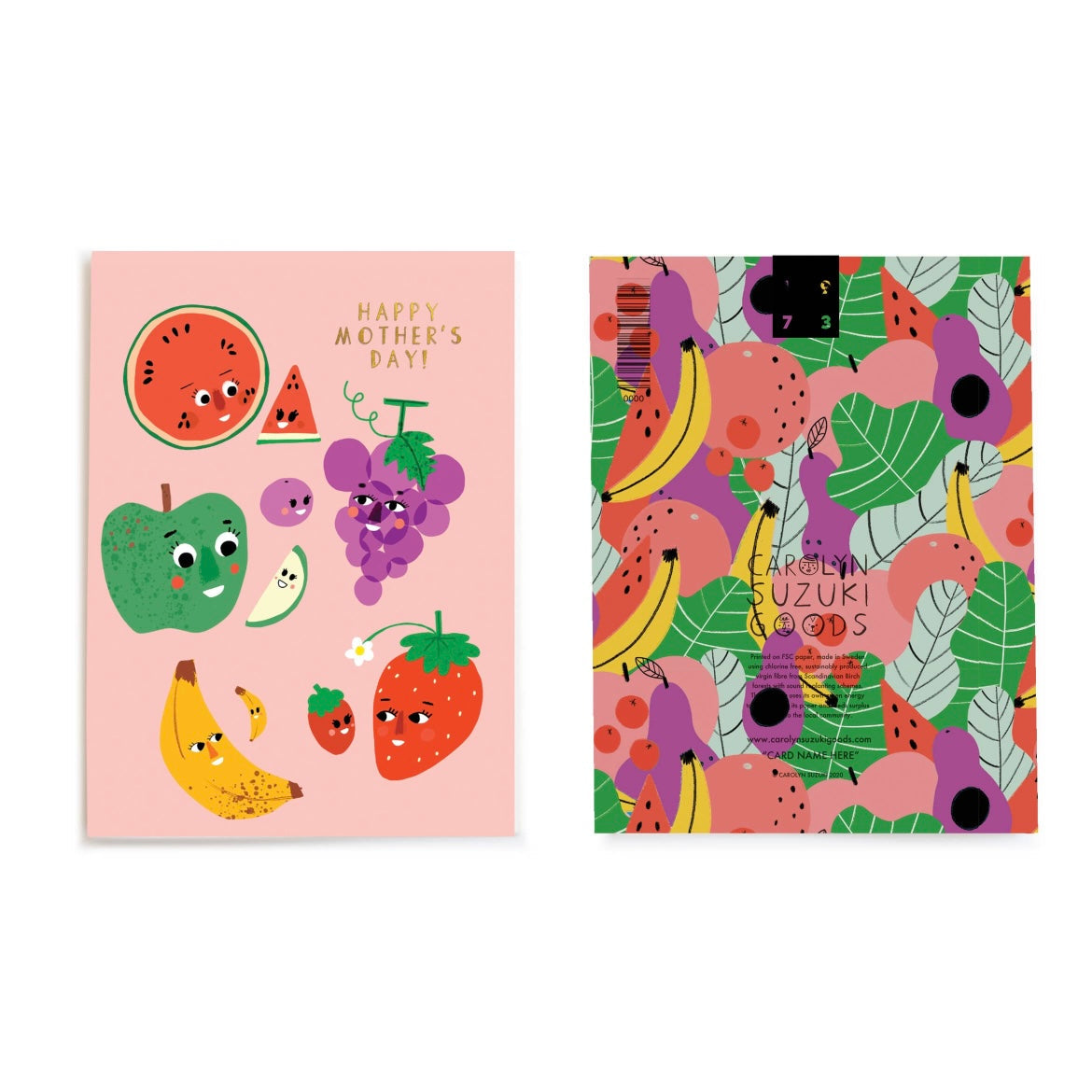 Fresh Fruit Mother’s Day Card