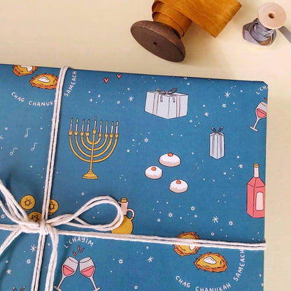 Gift Wrap: Hanukkah Party