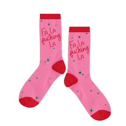 Holiday Socks: Fa La Fucking La