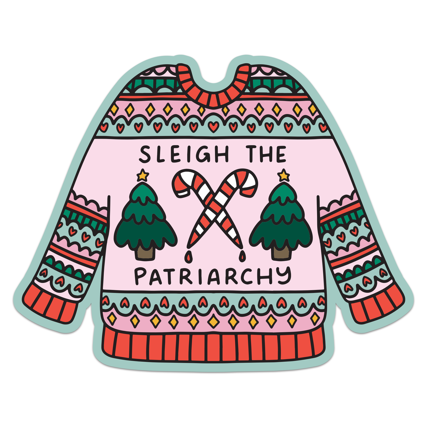 Sleigh The Patriarchy Ornament