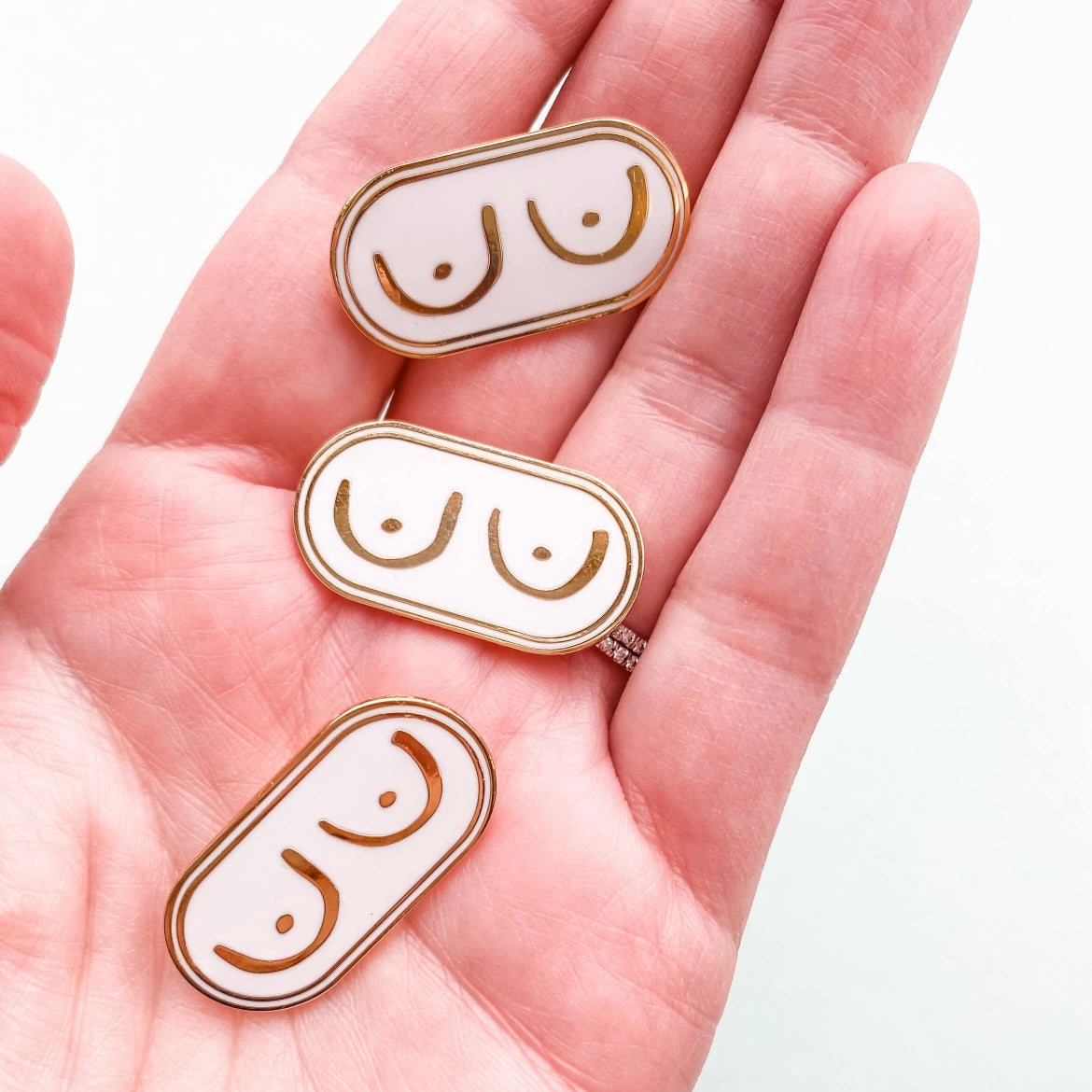 Boobs Enamel Pin