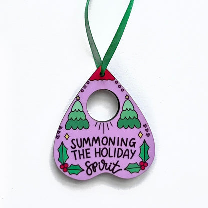 Summoning the Holiday Spirit Christmas Ornament