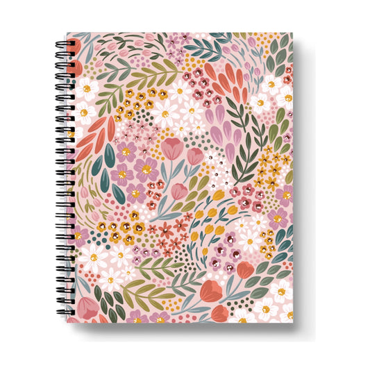 Summer Meadows Spiral Lined Notebook