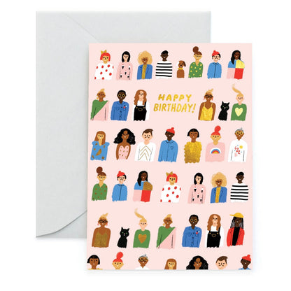 Friends Who Are Family Birthday Card