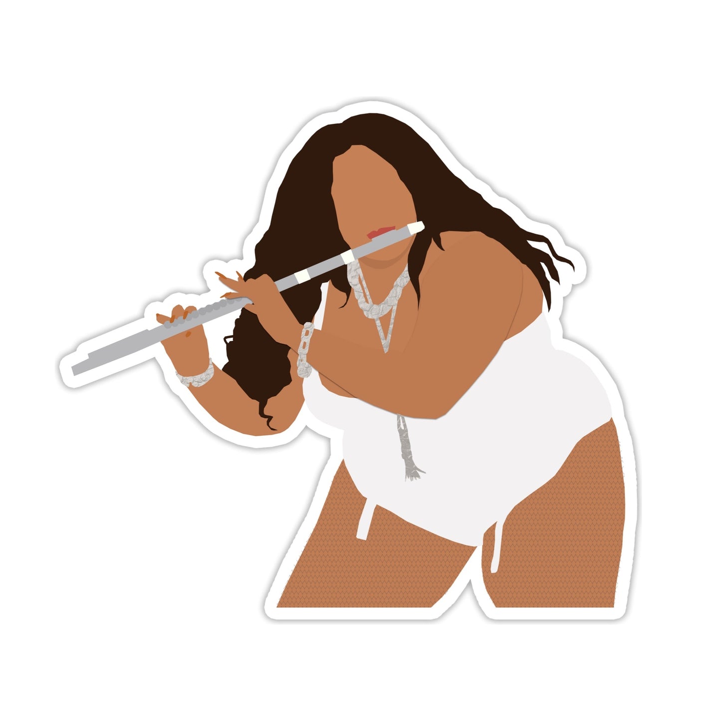 Lizzo Flute Sticker